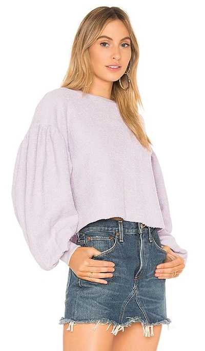 Shop Free People Sleeves Like These Pullover In Lavender