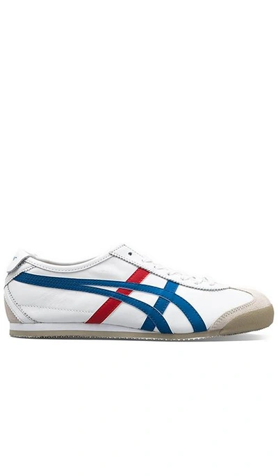 Shop Onitsuka Tiger Mexico 66 In Ivory. In White & Blue