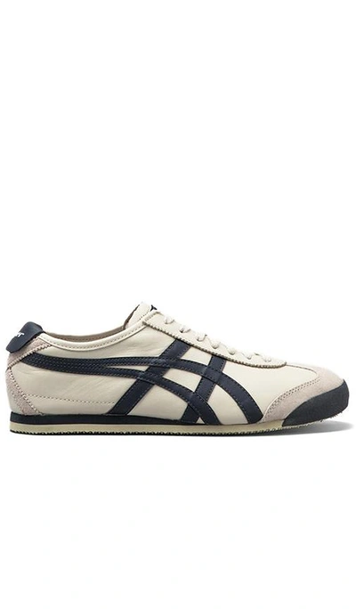 Shop Onitsuka Tiger Mexico 66 In Ivory. In Birch & Indian Ink & Latte