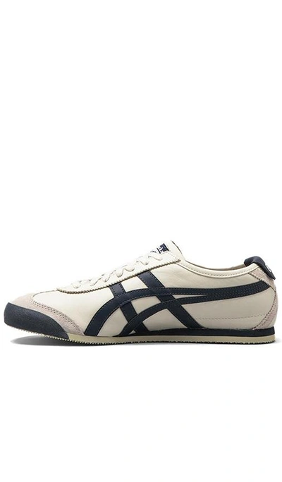 Shop Onitsuka Tiger Mexico 66 In Ivory. In Birch & Indian Ink & Latte