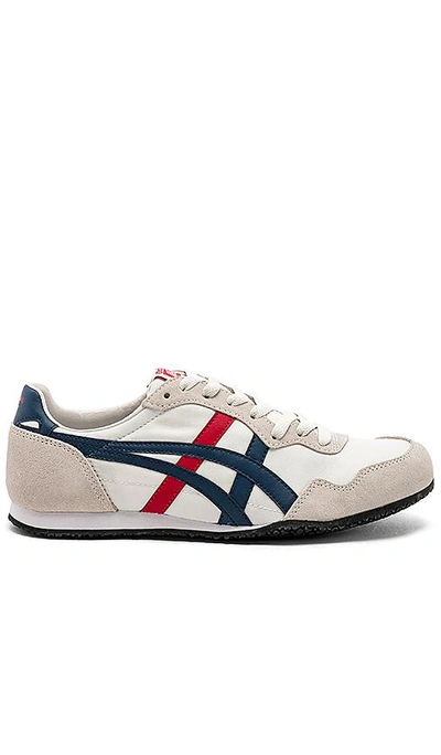 Shop Onitsuka Tiger Serrano In White & Mallard Blue