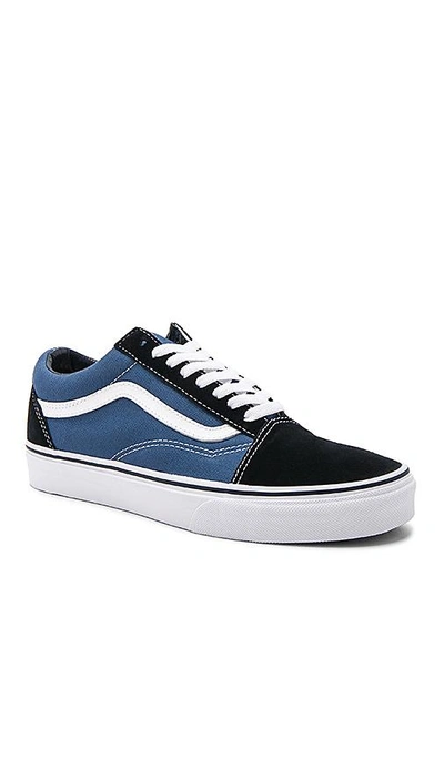 Shop Vans Old Skool In Navy