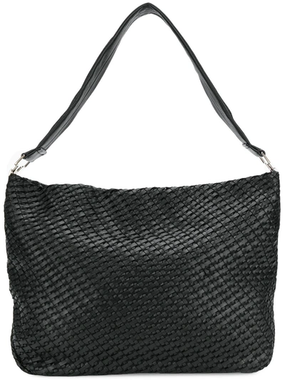 Shop Desa Intrecciato Weave Shoulder Bag