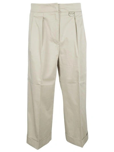 Shop Fabiana Filippi Cropped Trousers In White