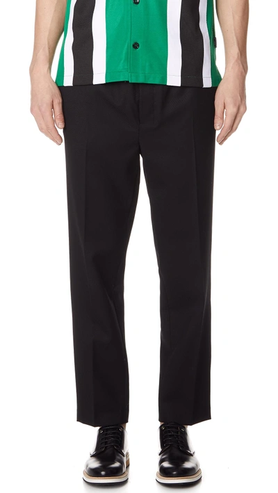 Shop Ami Alexandre Mattiussi Elastic Waist Pants In Black