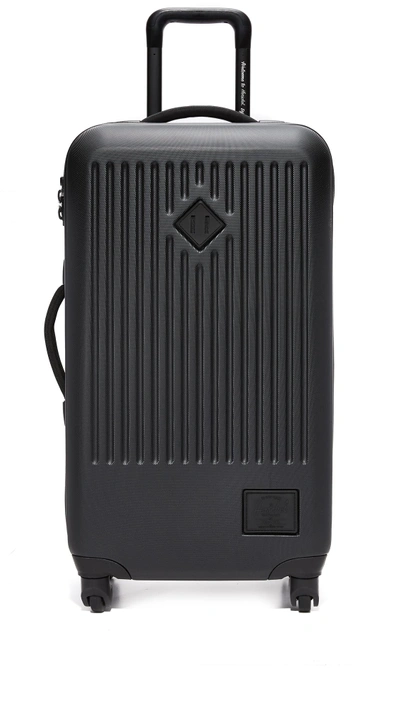 Shop Herschel Supply Co Trade Medium Suitcase In Black