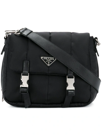 Shop Prada Tessuto Bomber Shoulder Bag