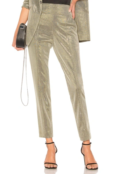 Shop Michelle Mason Tailored Trouser In Platinum