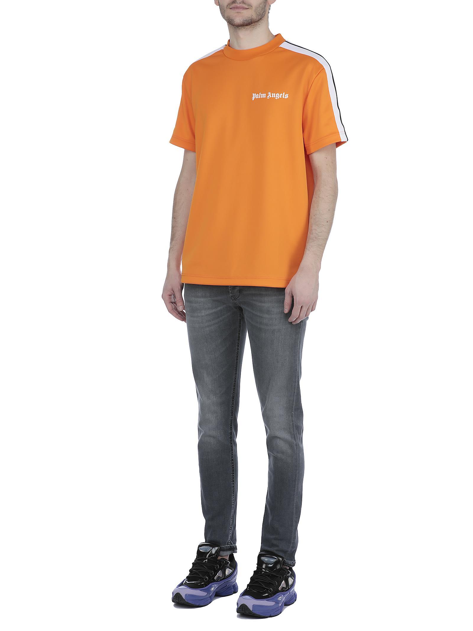 palm angels orange t shirt