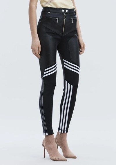 Alexander Wang Adidas Originals By Aw Leather Pants In Black | ModeSens