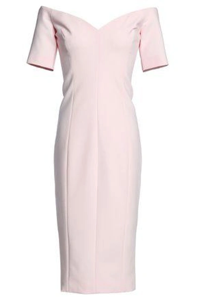 Shop Cinq À Sept Woman Crepe Dress Pastel Pink