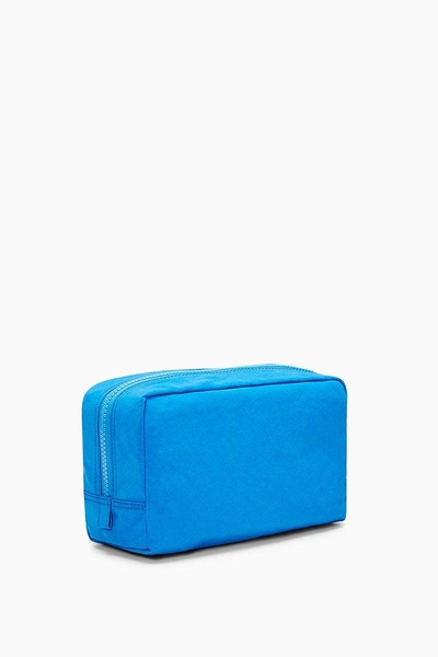 Shop Rebecca Minkoff Nylon Cosmetic Pouch In Blue Iris