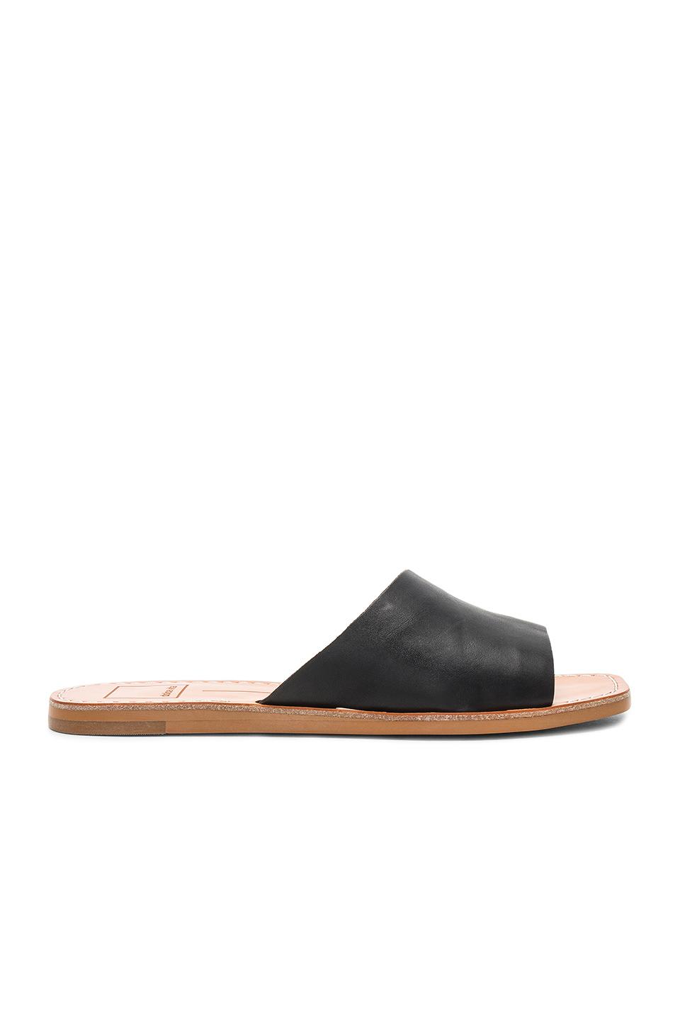 dolce vita black slides