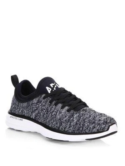 Shop Apl Athletic Propulsion Labs Men's Men's Techloom Phantom Sneakers In Grey Black Reflective