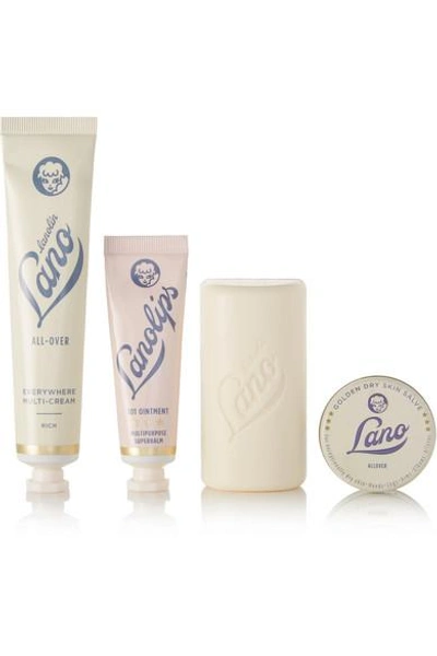 Shop Lano - Lips Hands All Over The Originals Travel-sized Essentials Kit In Colorless