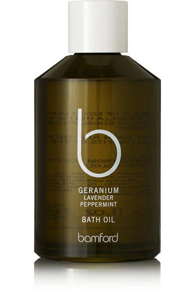 Shop Bamford Geranium Bath Oil, 250ml In Colorless