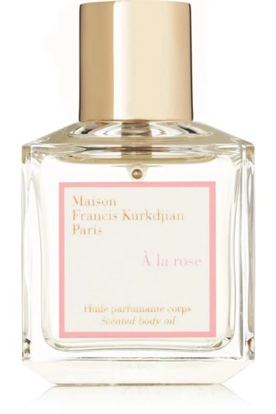 Shop Maison Francis Kurkdjian À La Rose Scented Body Oil - One Size In Colorless