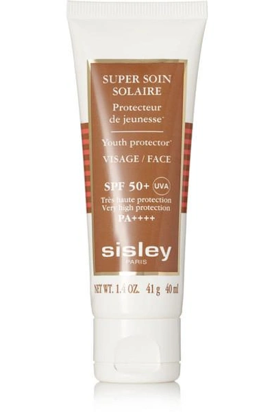 Shop Sisley Paris Super Soin Solaire Facial Youth Protector Spf50+, 40ml - One Size In Colorless