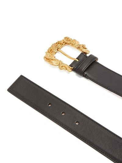 Versace Square Buckle Tribute Belt in Black ‘18