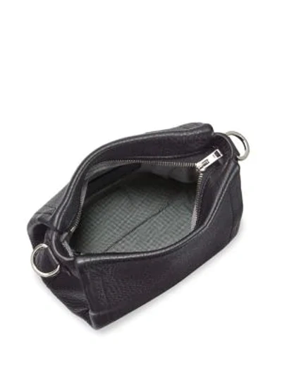 Shop Alexander Wang Mini Darcy Leather Crossbody Bag In Black