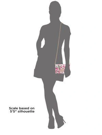 Shop Dolce & Gabbana Floral Crossbody Bag In Rose