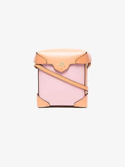 Shop Manu Atelier Pristine Mini Shoulder Bag In Yellow&orange