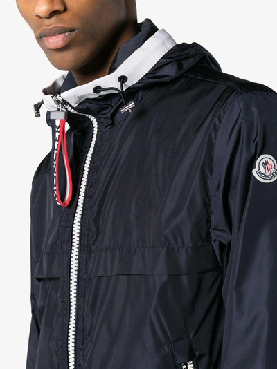 Moncler blue alshat hooded shell jacket new arrivals