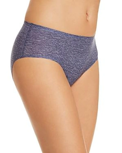 Shop Chantelle Soft Stretch One-size Seamless Hipster In Heather Blue