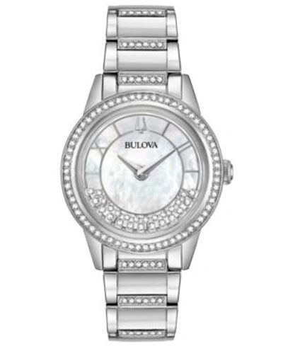 Shop Bulova Women's Dress Stainless Steel Bracelet Watch 32.5mm
