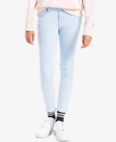 Shop Levi's 711 Skinny Ankle Jeans In Arctic Blue