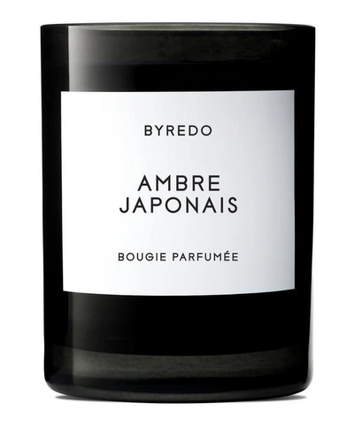 Shop Byredo Ambre Japonais Candle 240g In White