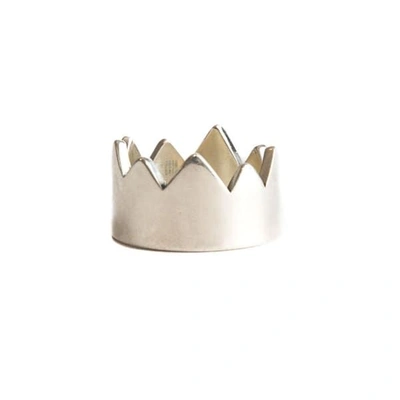 Shop Serge Denimes Spiked Crown Ring