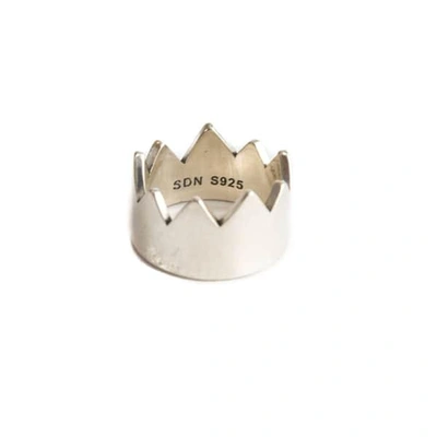 Shop Serge Denimes Spiked Crown Ring