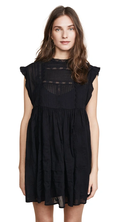 Shop Free People Nobody Like You Embellished Mini Dress In Black