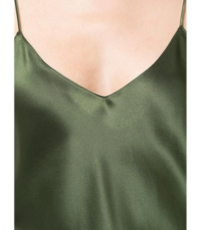 Shop Nili Lotan Isabella Cami In Green