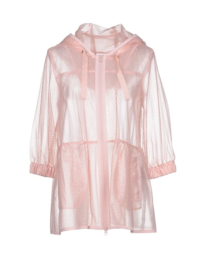 Shop Red Valentino Full-length Jacket In Pink