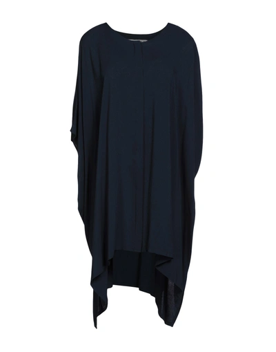 Shop Oak Short Dresses In Dark Blue