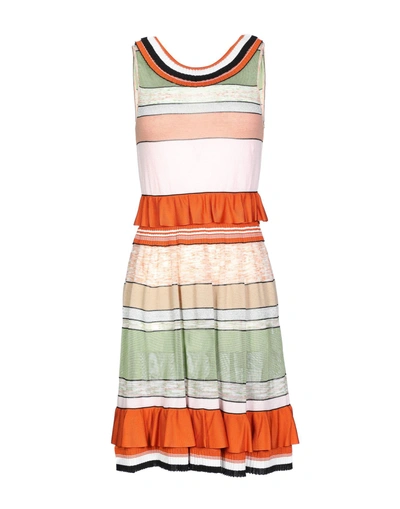 Shop Missoni Short Dress In Orange