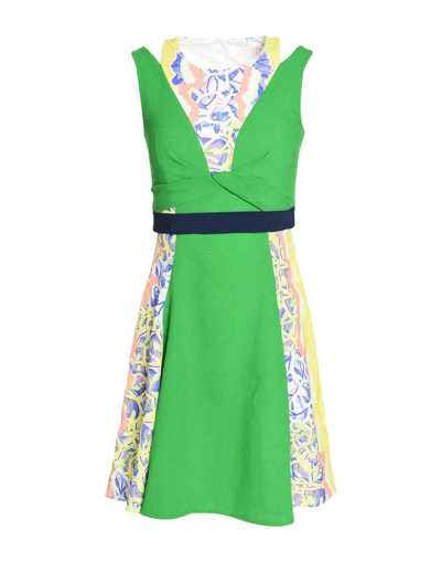Shop Peter Pilotto Short Dress In Green