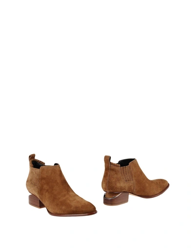 Shop Alexander Wang Ankle Boot In Brown