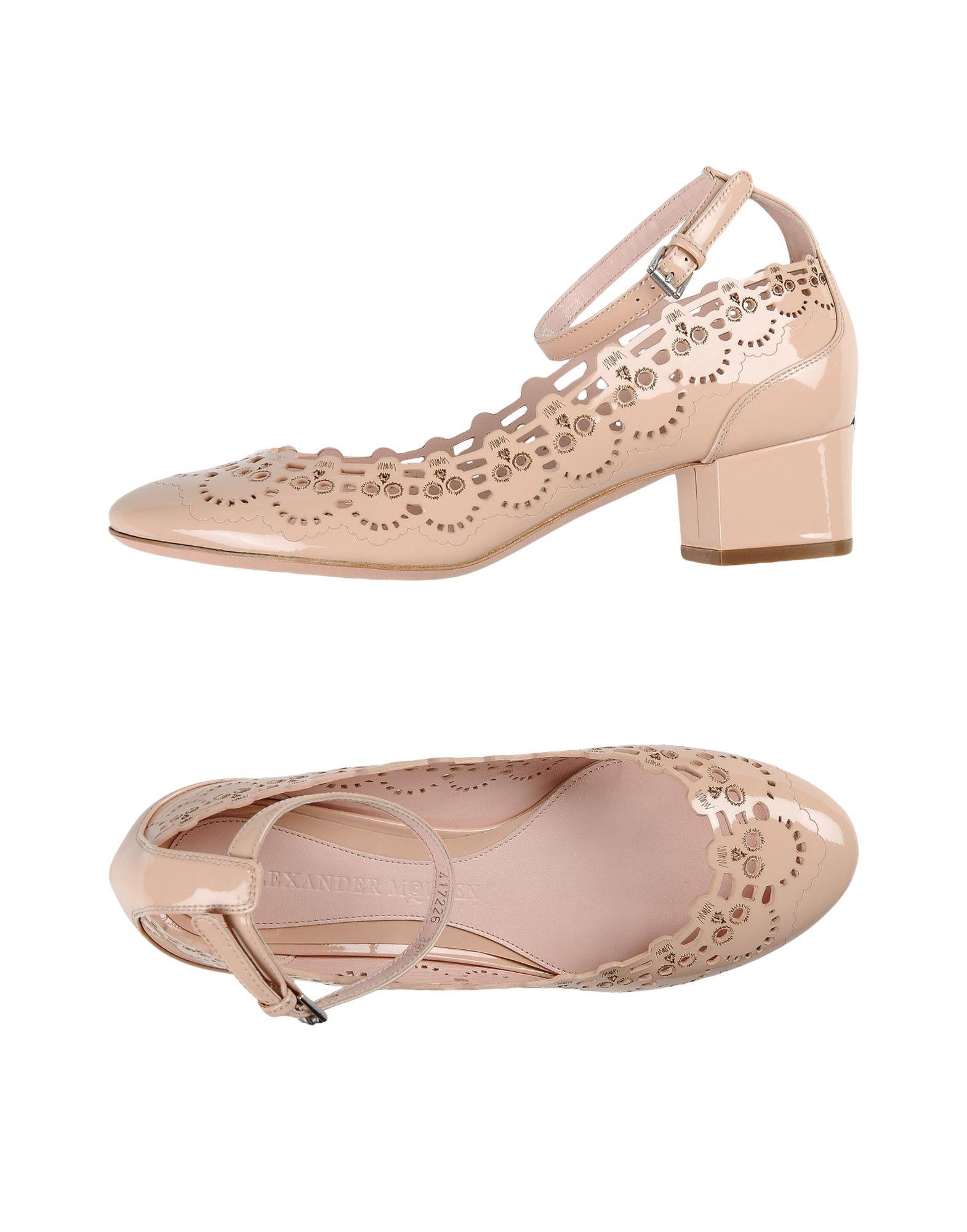 alexander mcqueen pink heels
