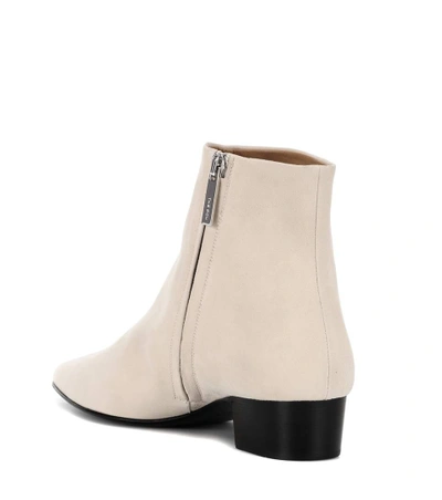 Shop The Row Ambra Suede Ankle Boots In Neutrals