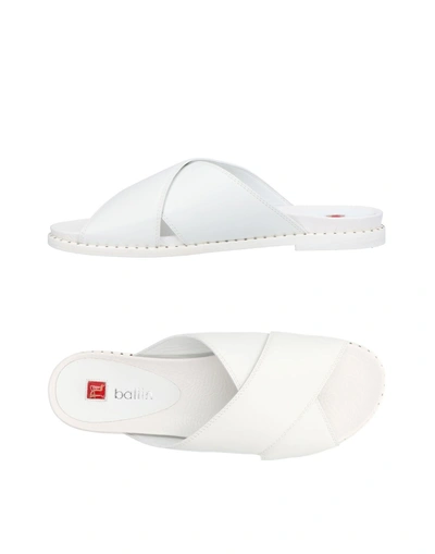 Shop Ballin Sandals In White