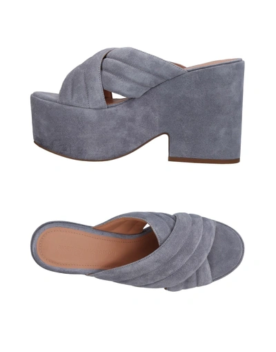 Shop Sigerson Morrison Sandals In Grey