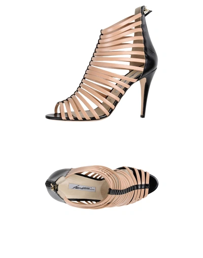 Shop Brian Atwood Sandals In Pale Pink