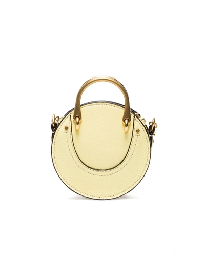 Shop Chloé Yellow Pixie Nano Suede Cross Body Bag