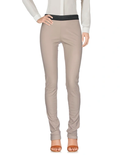Shop Drome Casual Pants In Sand
