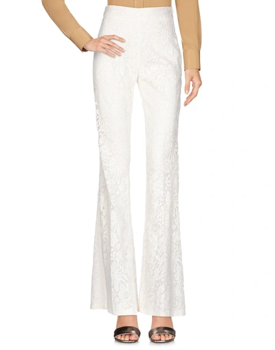 Shop Ermanno Scervino Casual Pants In White