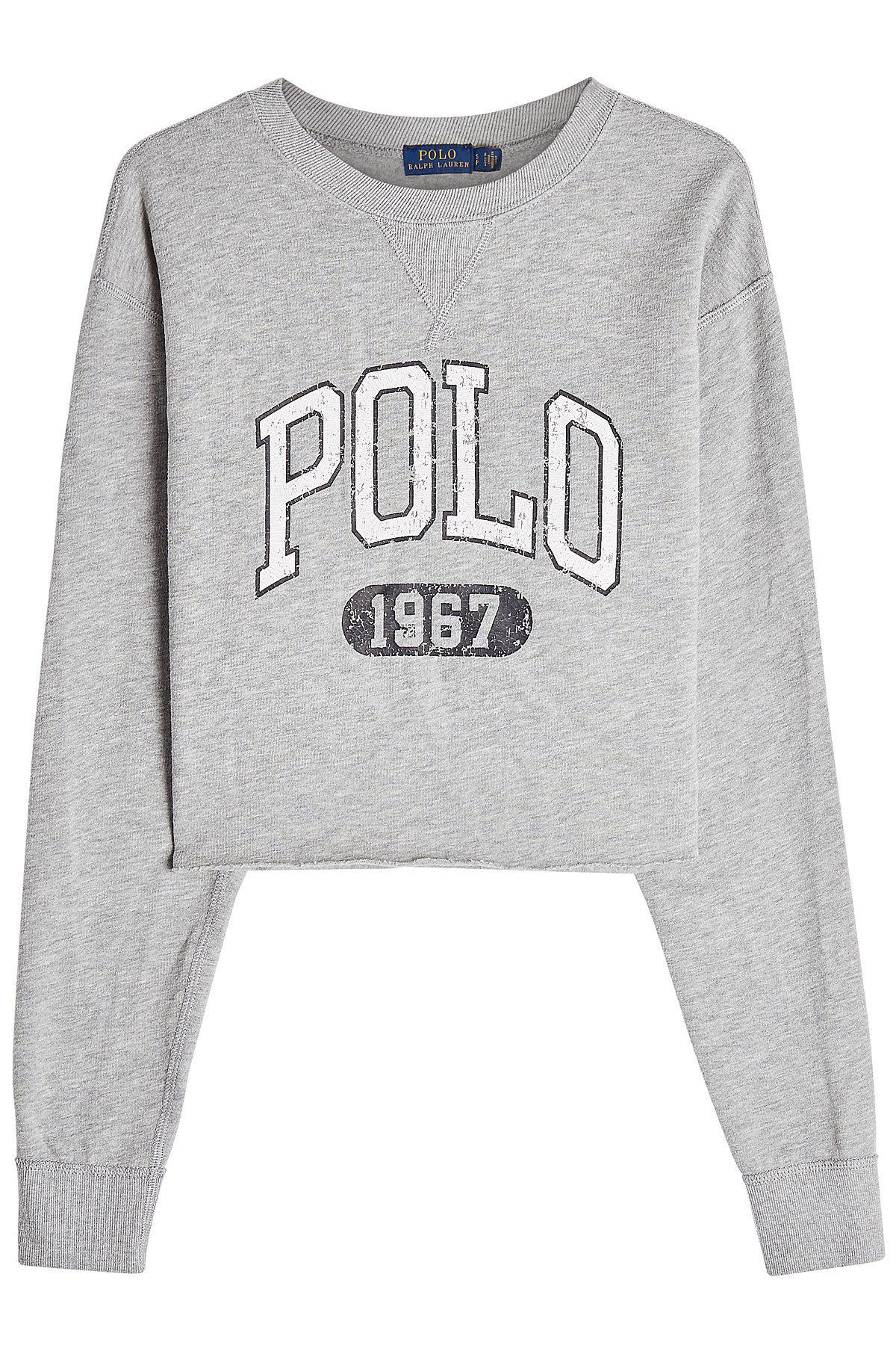 ralph lauren cropped sweatshirt
