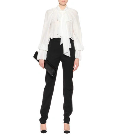 Shop Mugler Silk Blouse